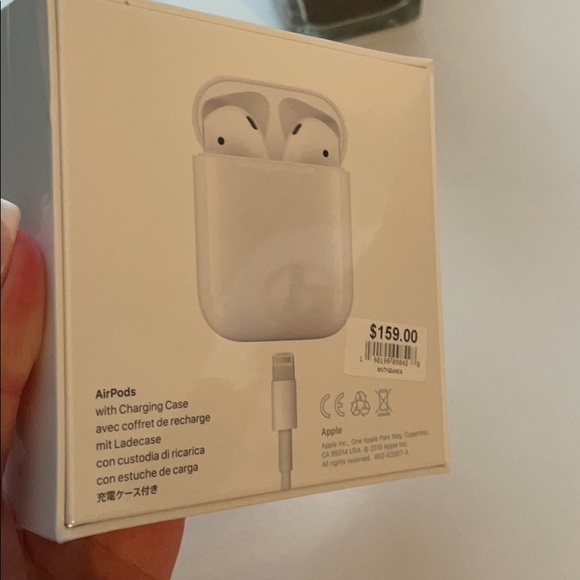 Brand new sealed Apple AirPods with charging case